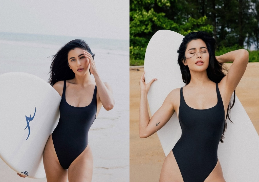ปู ไปรยา เสิร์ฟลุคเซ็กซี่ ใส่ชุดว่ายน้ำเล่นเซิร์ฟบอร์ด